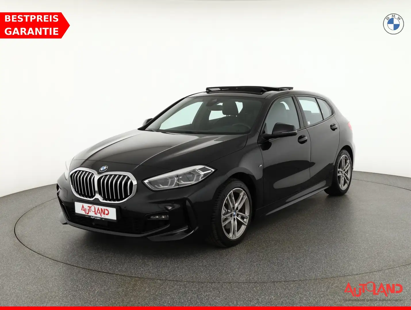 BMW 118 118i M Sport LED Panorama Sitzheizung Tempomat Schwarz - 1