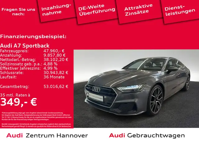 Audi A7 55 TFSI quattro HD Matrix AHK Memor