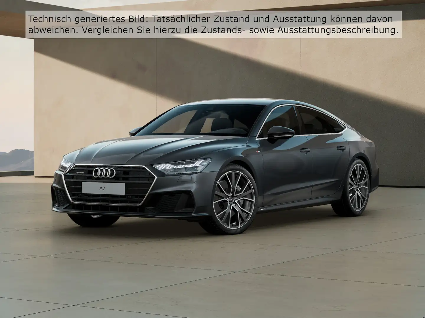 Audi A7 55 TFSI quattro HD Matrix AHK Memor Grau - 2