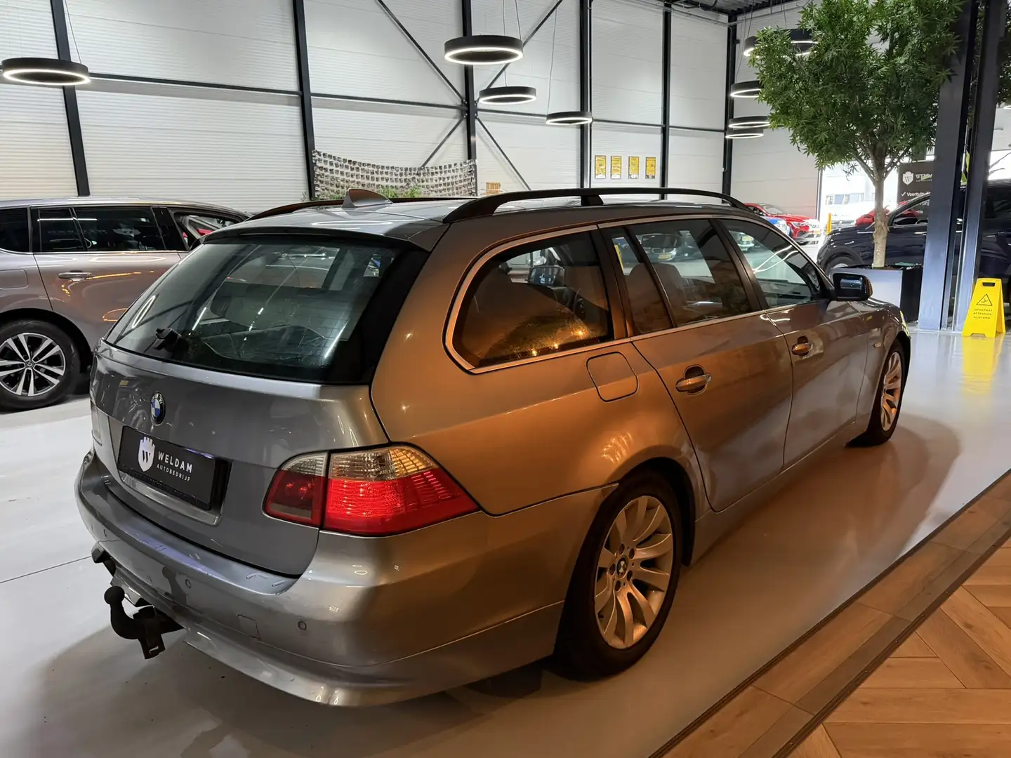 BMW 520 5-serie Touring 520d High Executive Navi Leder Tre Grijs - 2