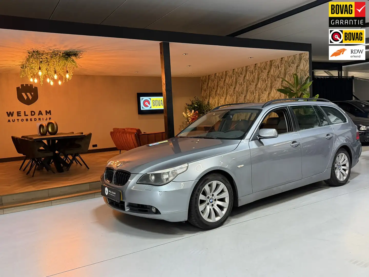 BMW 520 5-serie Touring 520d High Executive Navi Leder Tre Grijs - 1