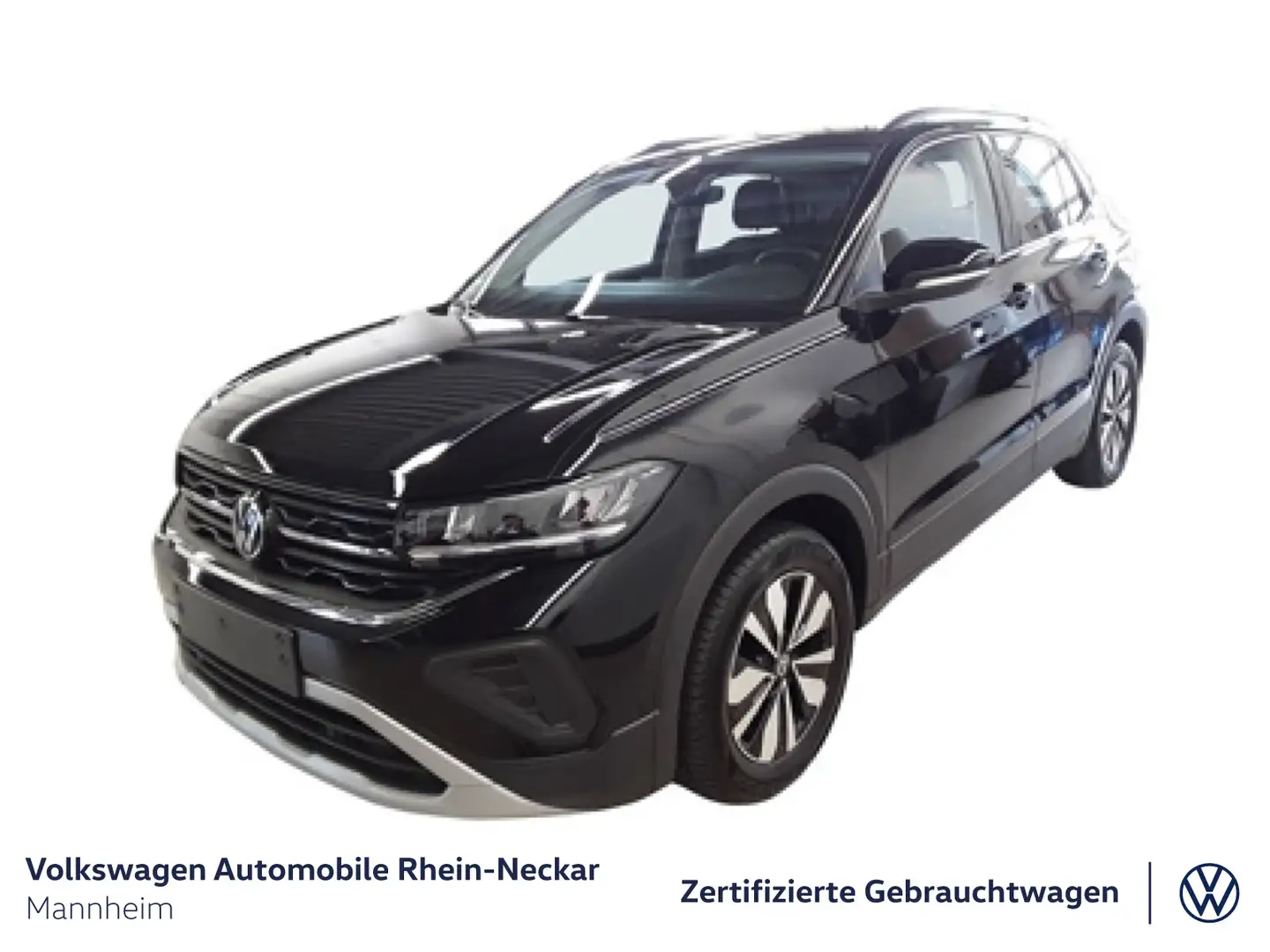 Volkswagen T-Cross 1.0 TSI GOAL DSG GAR 2030 App-Connect Ka Schwarz - 2