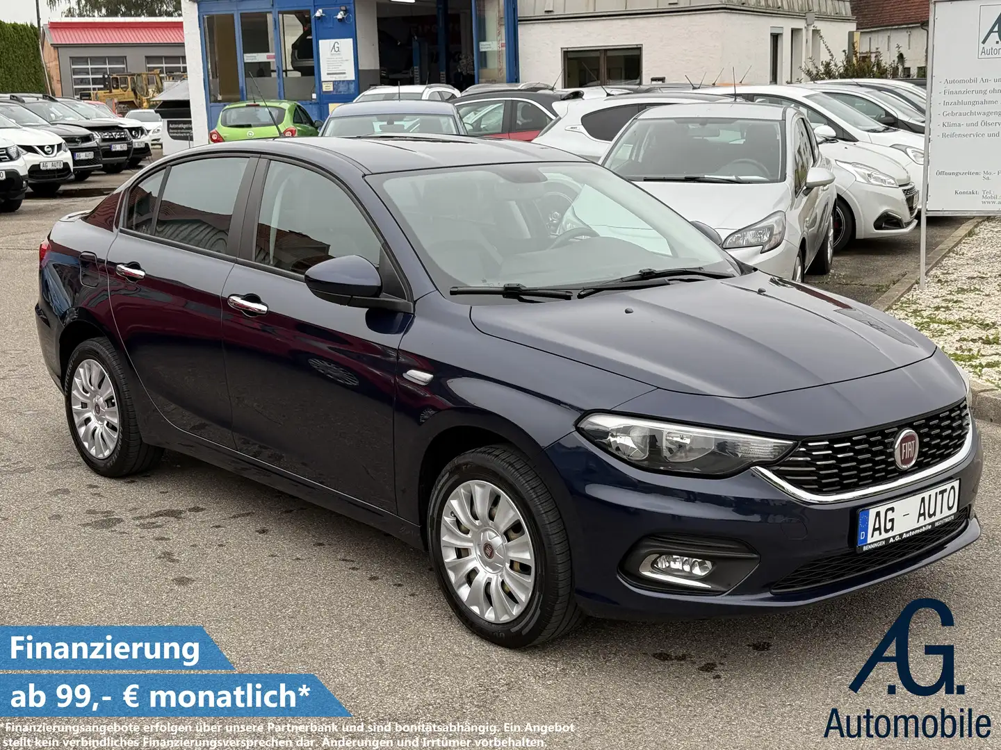 Fiat Tipo +Garantie Tempomat Freisprechanlage Service NEU Schwarz - 1