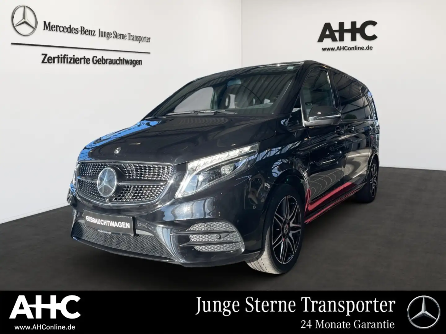 Mercedes-Benz V 300 d EAV/K Airmatic, AHK, Navi,STHZ, Sitzbel. Schwarz - 1