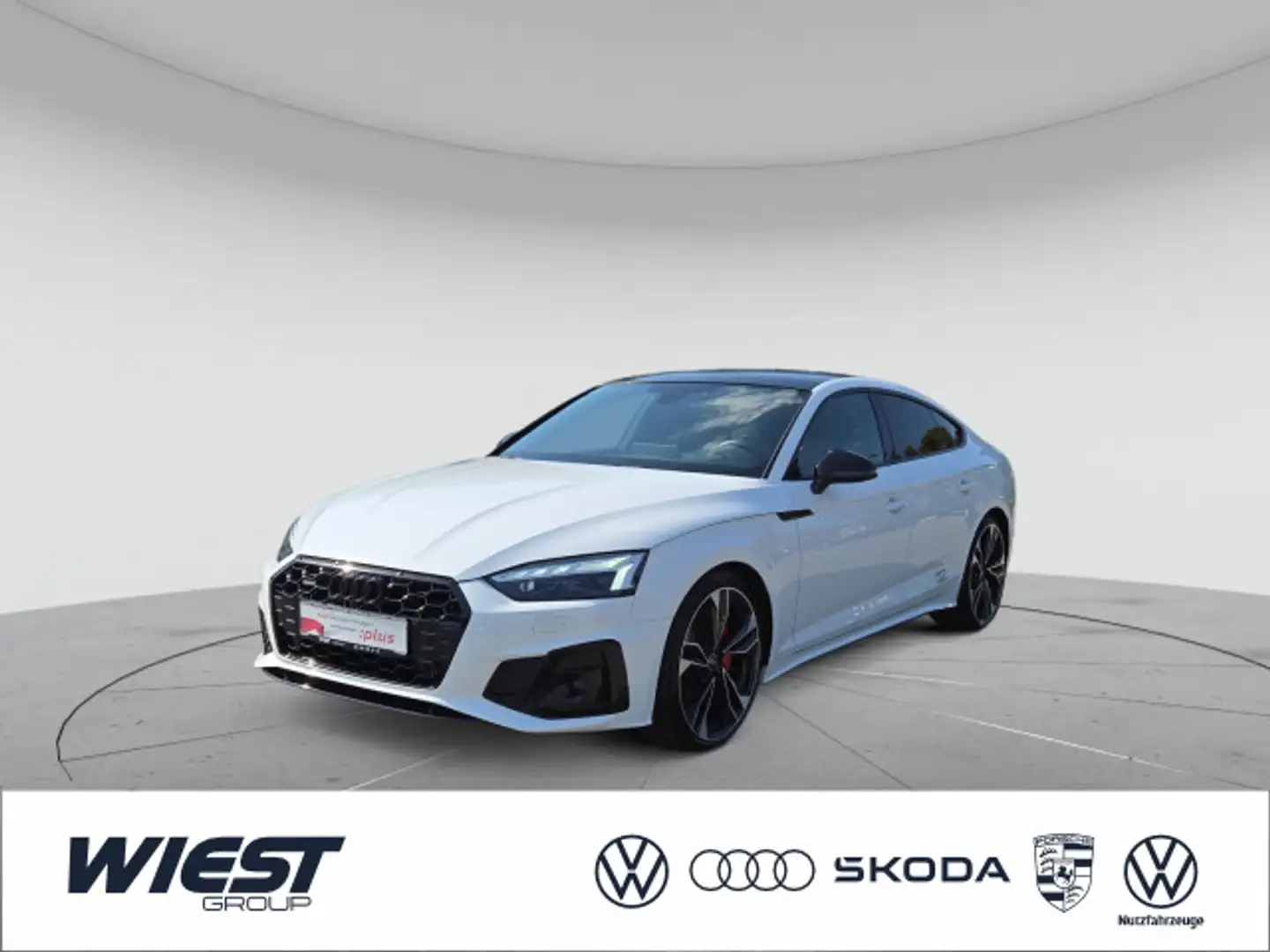 Audi A5 S line 50 TDI qu. Tiptr. MATRIX/KAM Weiß - 1