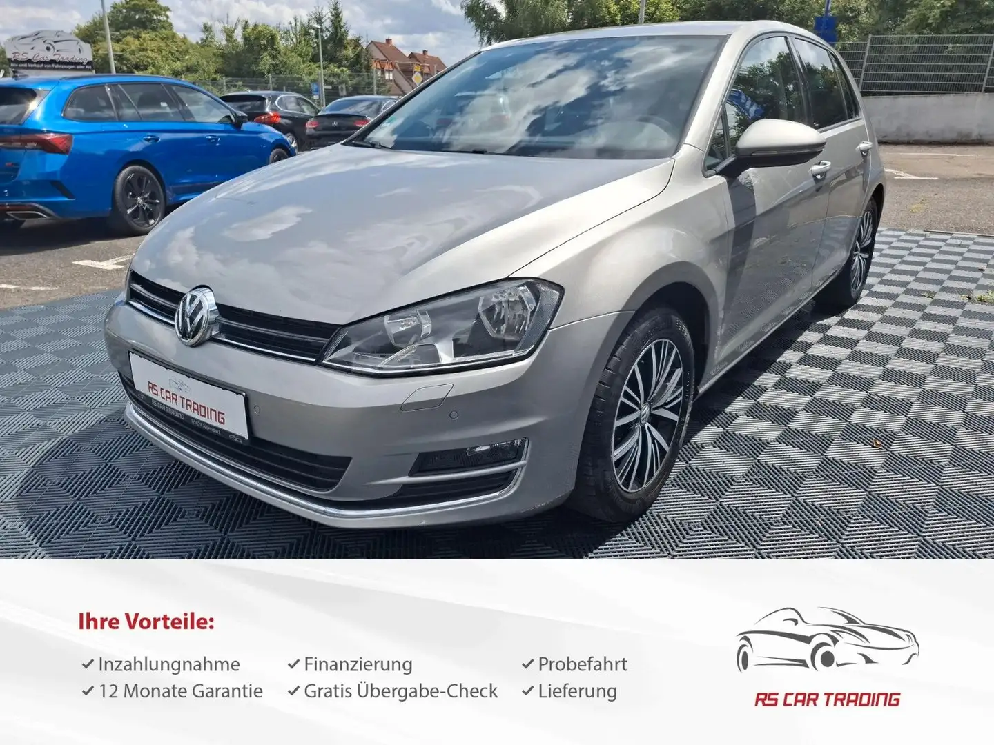 Volkswagen Golf VII*Allstar BMT*Alu*Navi*Tüv-Service Neu*2H Plateado - 2