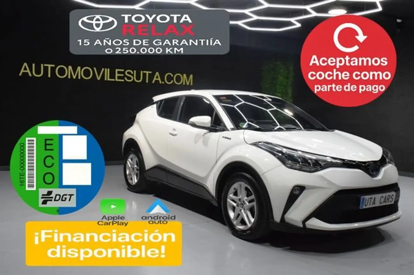 Toyota C-HR 125H Active Blanc - 1