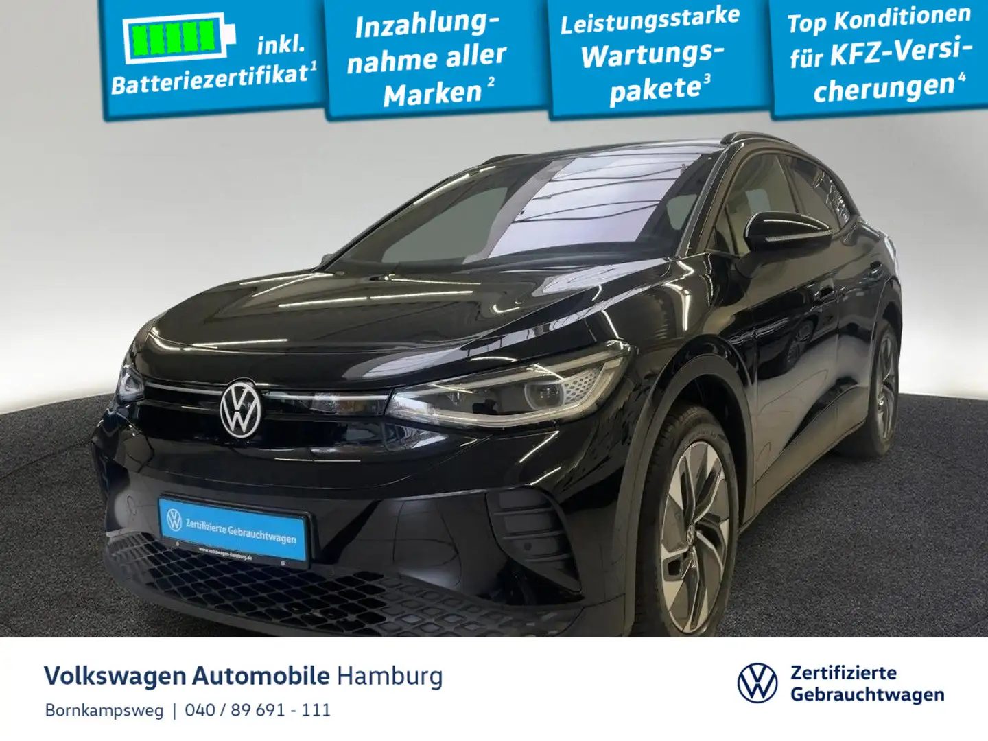 Volkswagen ID.4 Pure Performance LED Navi Sitzhzg AHK Schwarz - 1