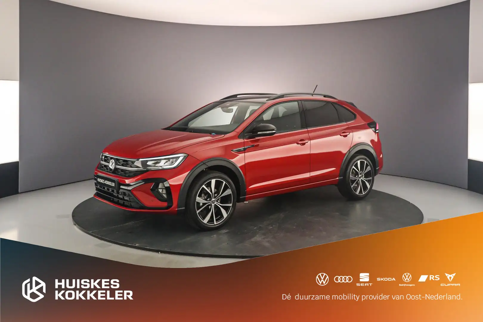 Volkswagen Taigo R-Line 1.0 TSI 110pk Achteruitrijcamera, DAB, Adap Rood - 1