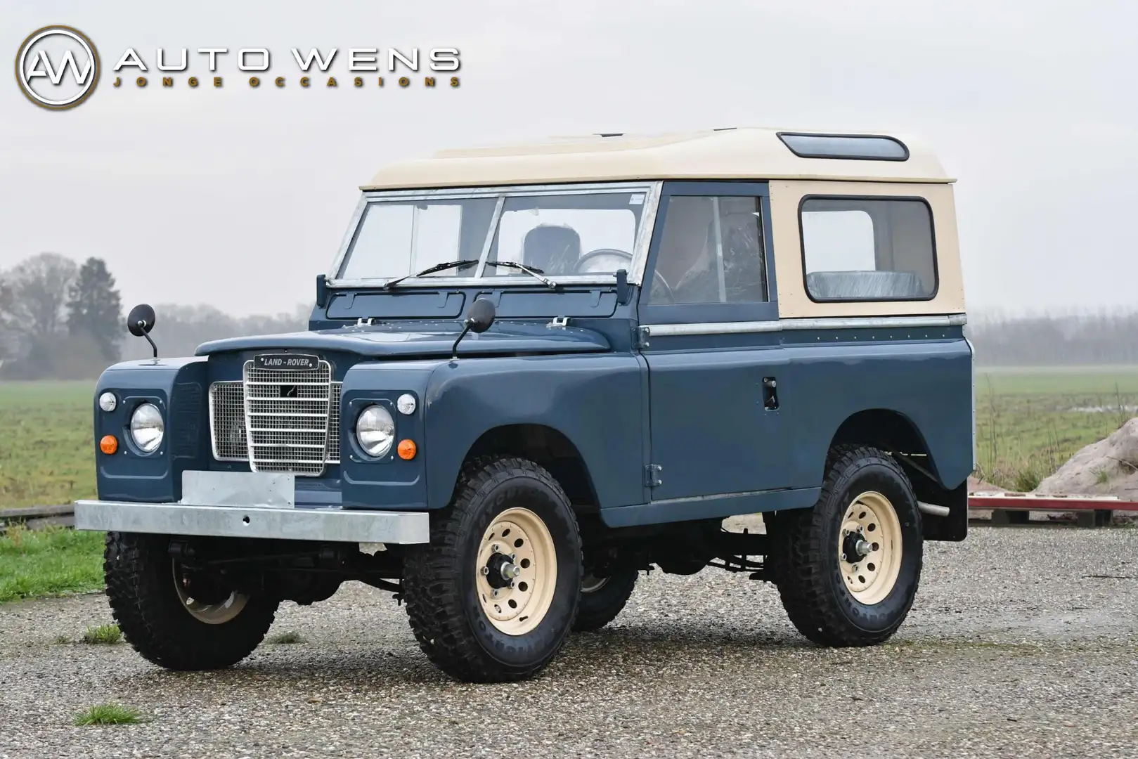 Land Rover Series 88 III Diesel Santana | Hardtop | Compl. gerestaur Blau - 1