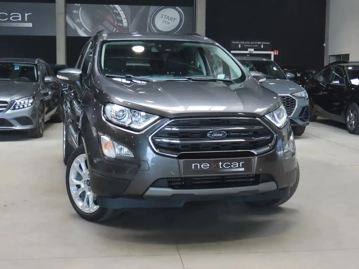 Ford EcoSport 1.0 EcoBoost Active*KEYLESS-CRUISE-B&O-ANGLE MORT* Gris - 2