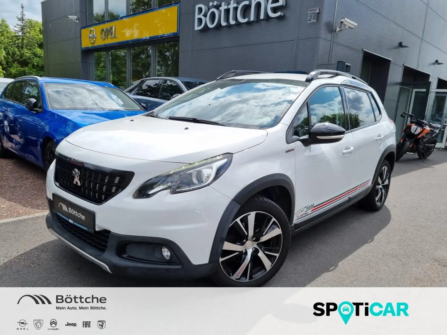 Peugeot 2008 1.2 Allure  GT-Line /PDC/Kamera/Allwetter Blanc - 1