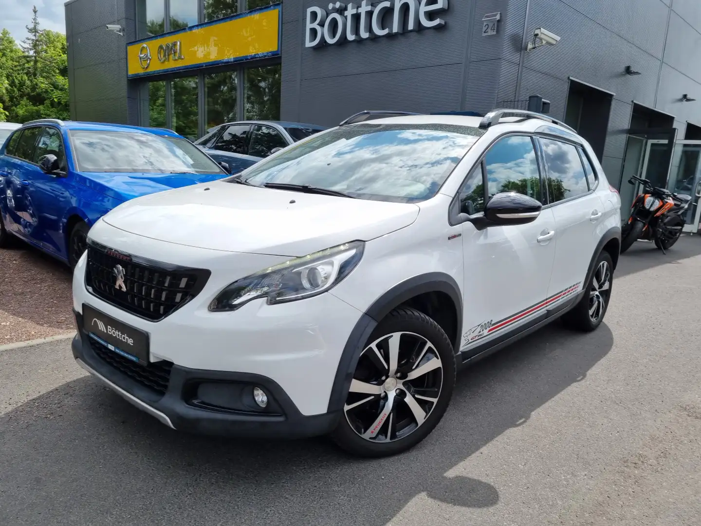 Peugeot 2008 1.2 Allure  GT-Line /PDC/Kamera/Allwetter Blanc - 2
