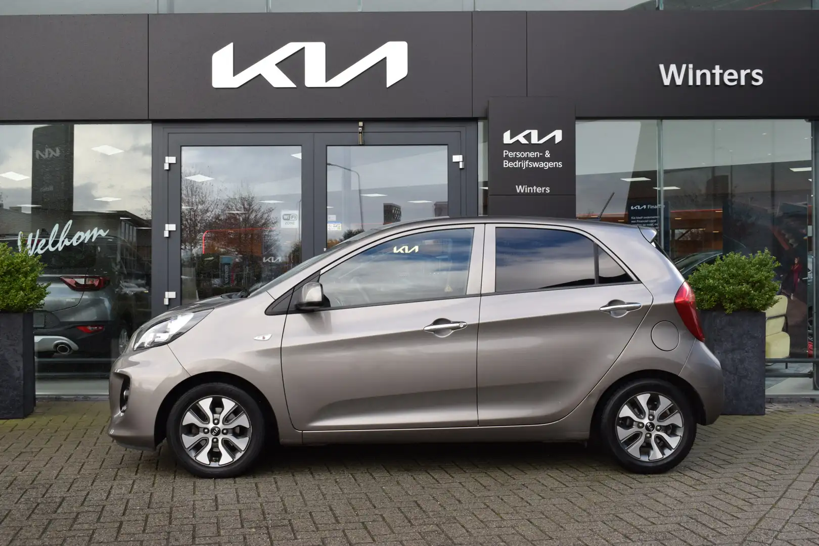 Kia Picanto 1.0i-12V ISG ComfortPlusLine 5-Drs | Climate Contr Gris - 2