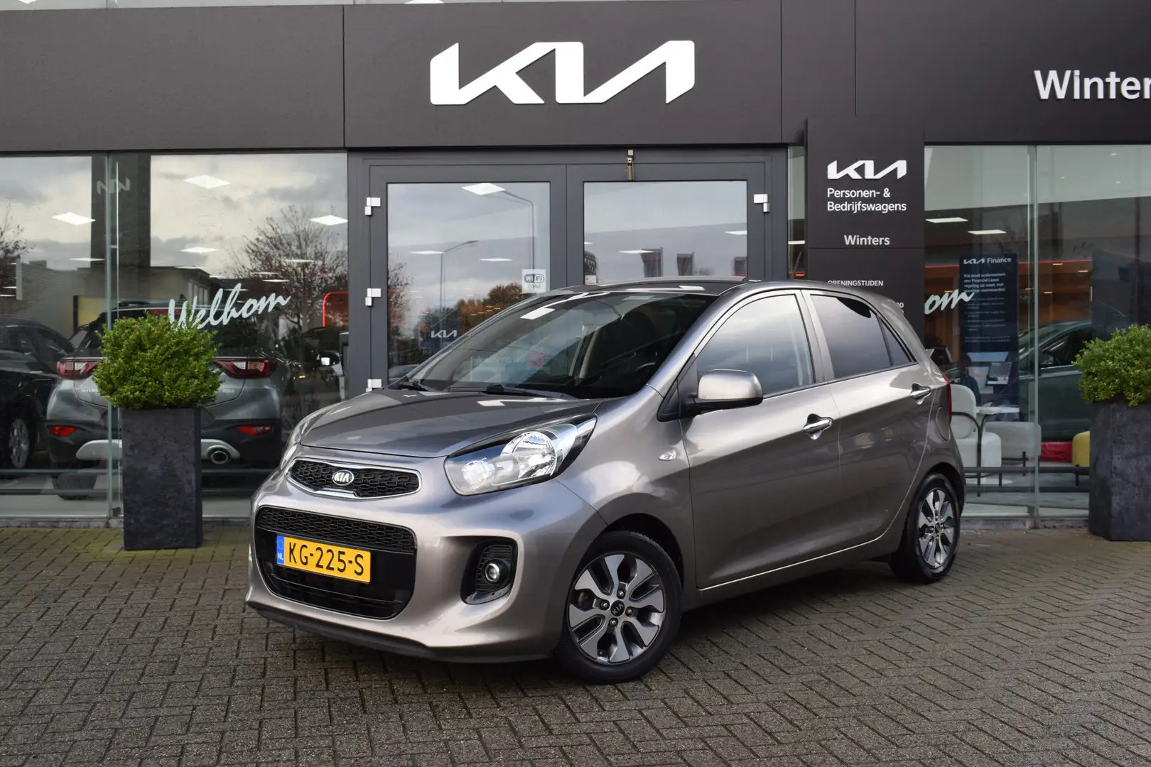 Kia Picanto 1.0i-12V ISG ComfortPlusLine 5-Drs | Climate Contr Gris - 1