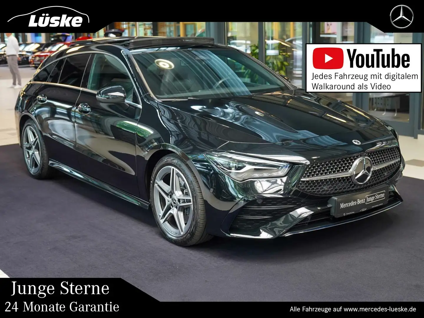 Mercedes-Benz CLA 200 CLA 200 d SB AMG Line Pano DISTRONIC AHK KEYLESS Schwarz - 1