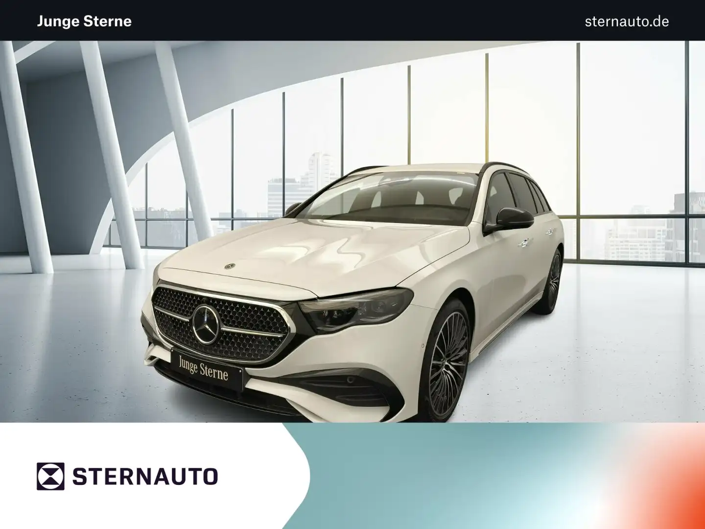 Mercedes-Benz E 300 E 300 T e AMG Premium Airmatic Distro Night 20" Weiß - 1
