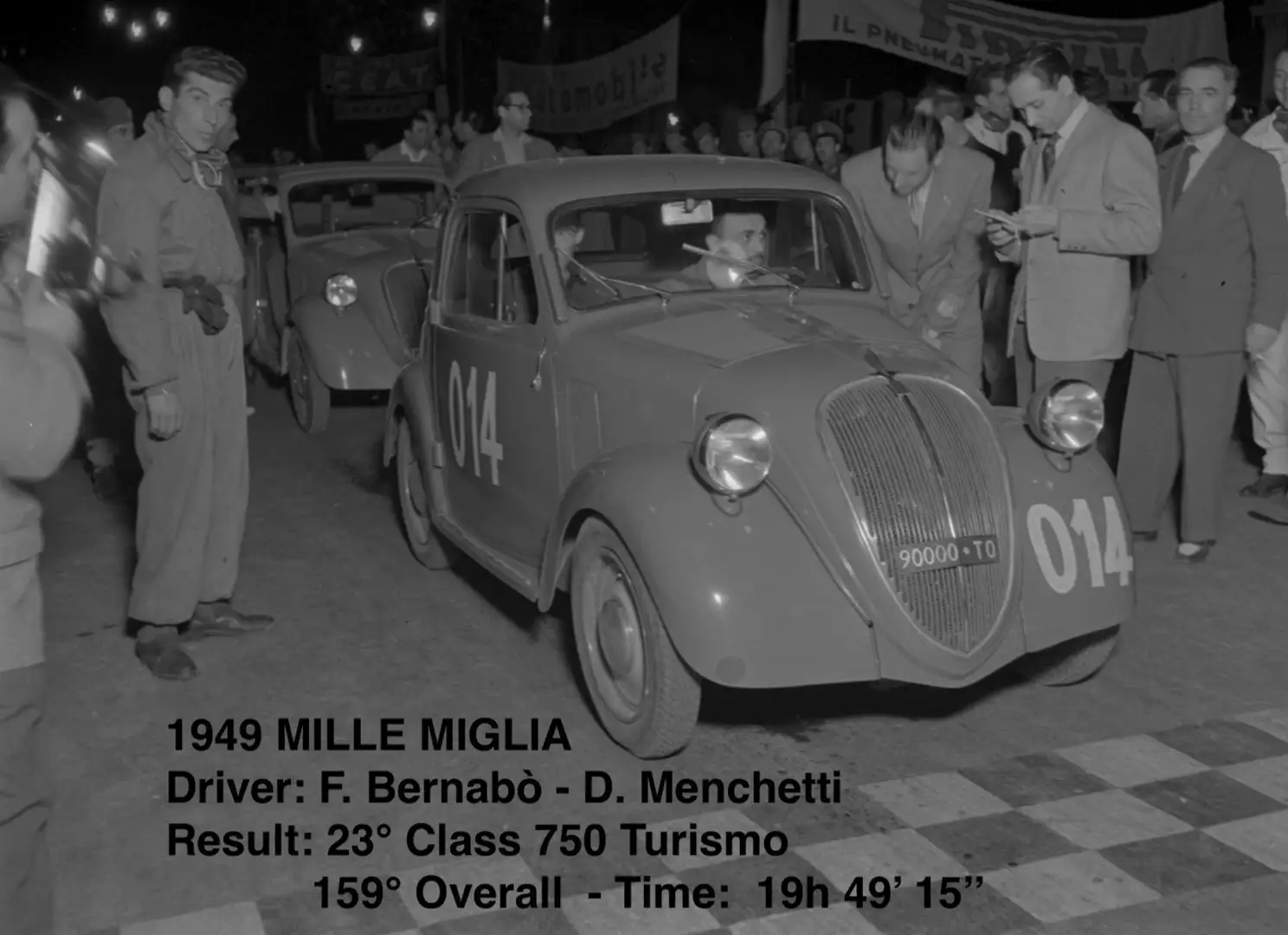 Fiat Topolino 500 B 1949 EX MILLE MIGLIA - PERMUTE - 1