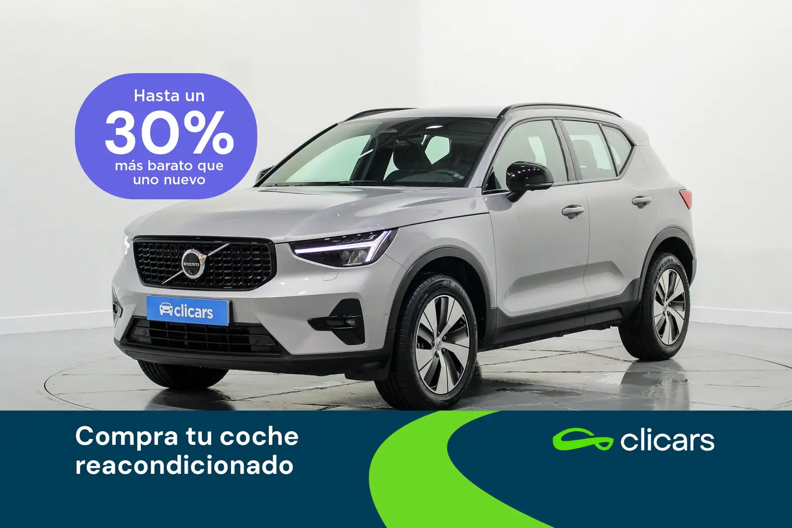 Volvo XC40 B3 Plus Aut. Plateado - 1