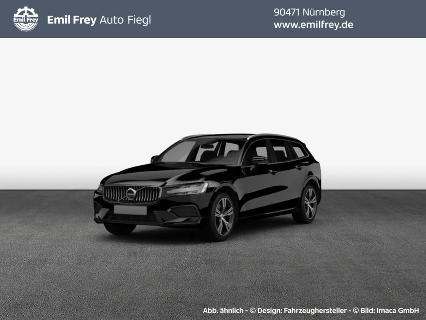 Volvo V60 T6 Plug-in Hybrid AWD Ultra Dark Zwart - 1