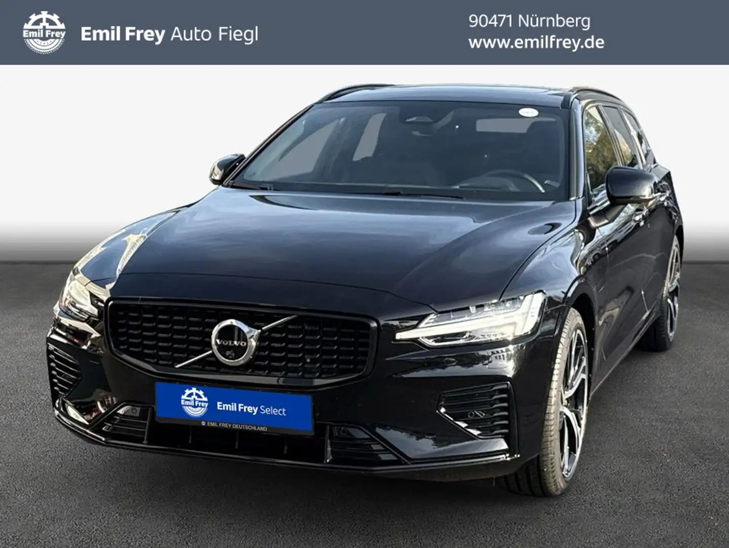 Volvo V60 T6 Plug-in Hybrid AWD Ultra Dark Noir - 1