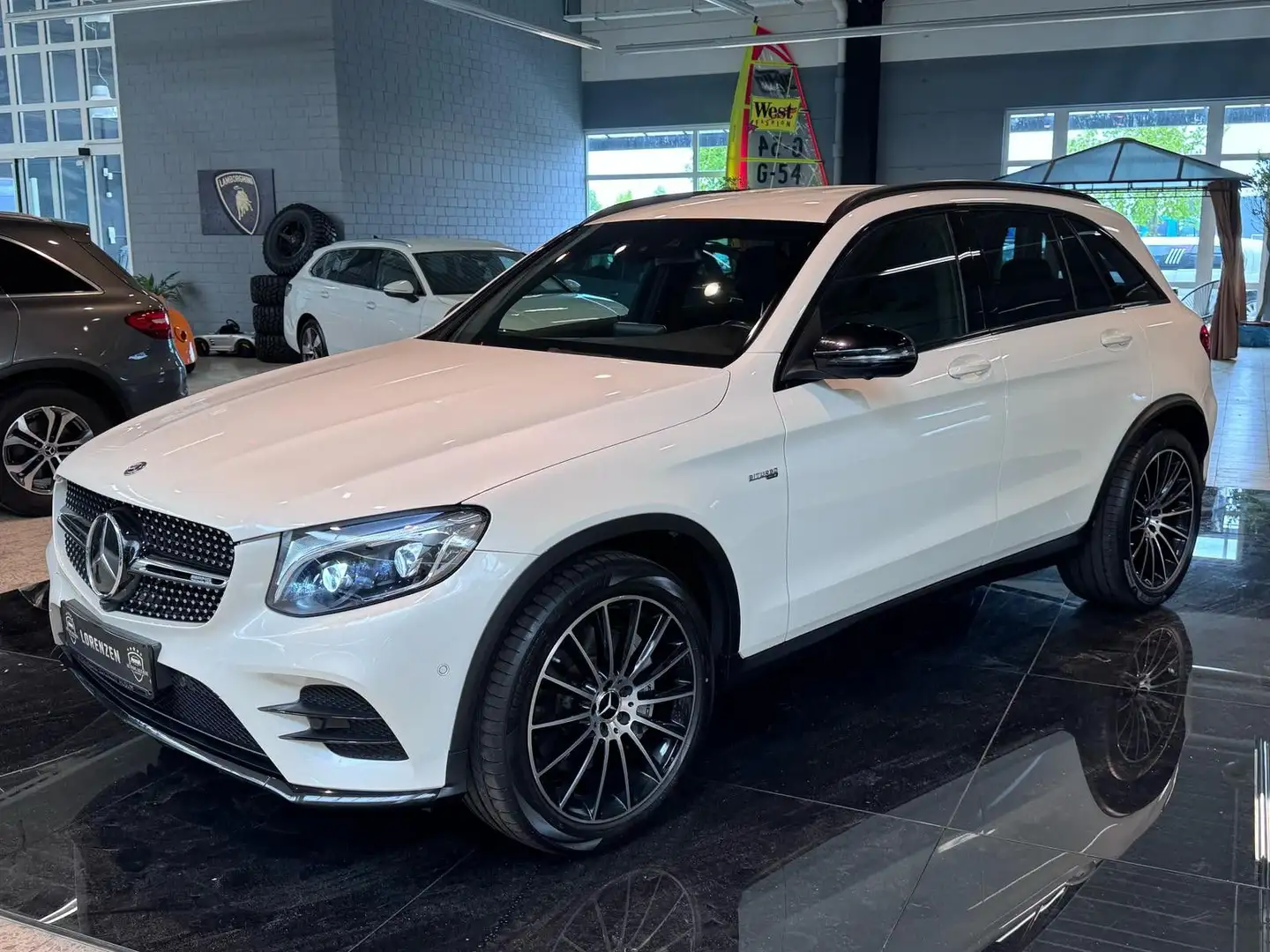 Mercedes-Benz GLC 43 AMG GLC43 AMG 9G 4Matic designo LED MBUX 360° 2.Ha Weiß - 1