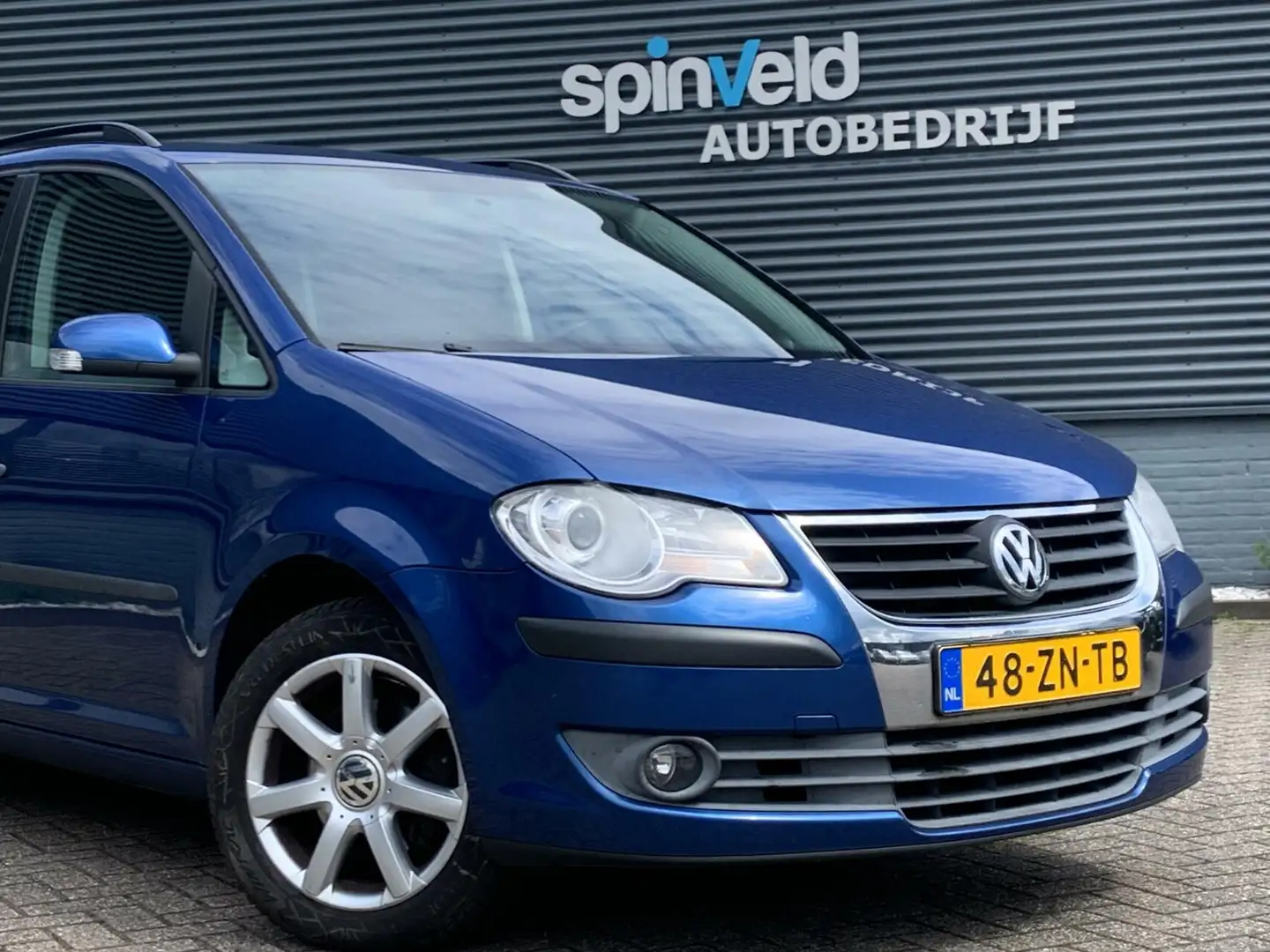 Volkswagen Touran 1.4 TSI Optive BJ`08 NAP NL Airco Distiketting vv Синій - 2