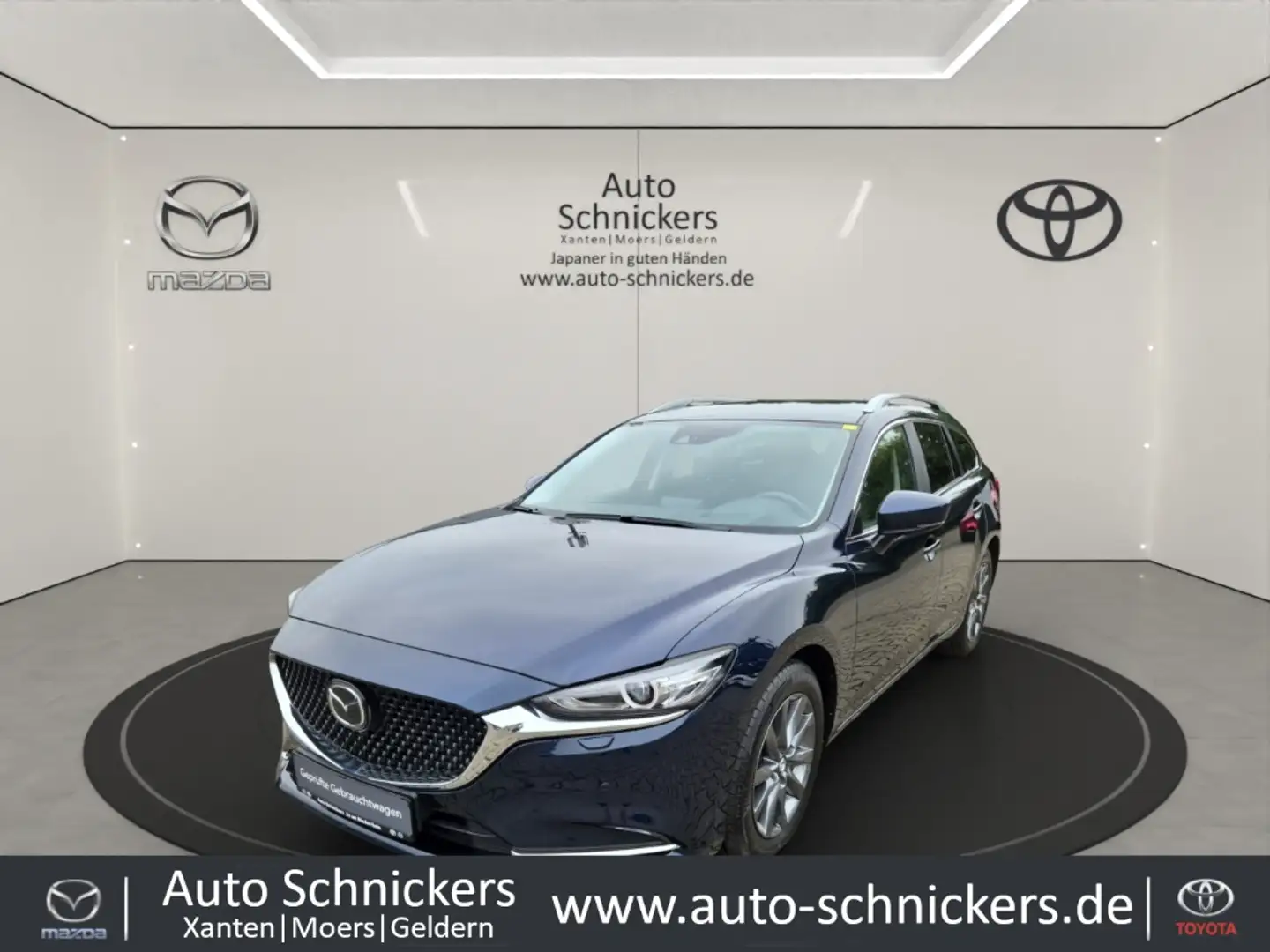 Mazda 6 SKYACTIV-G CENTER-LINE+8FACH BEREIFT !! Bleu - 1