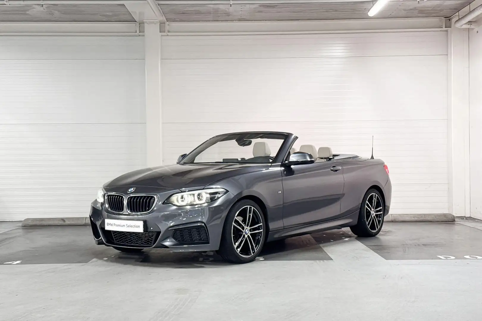 BMW 218 2 Serie Cabrio 218i High Executive l M-Sport Gris - 2