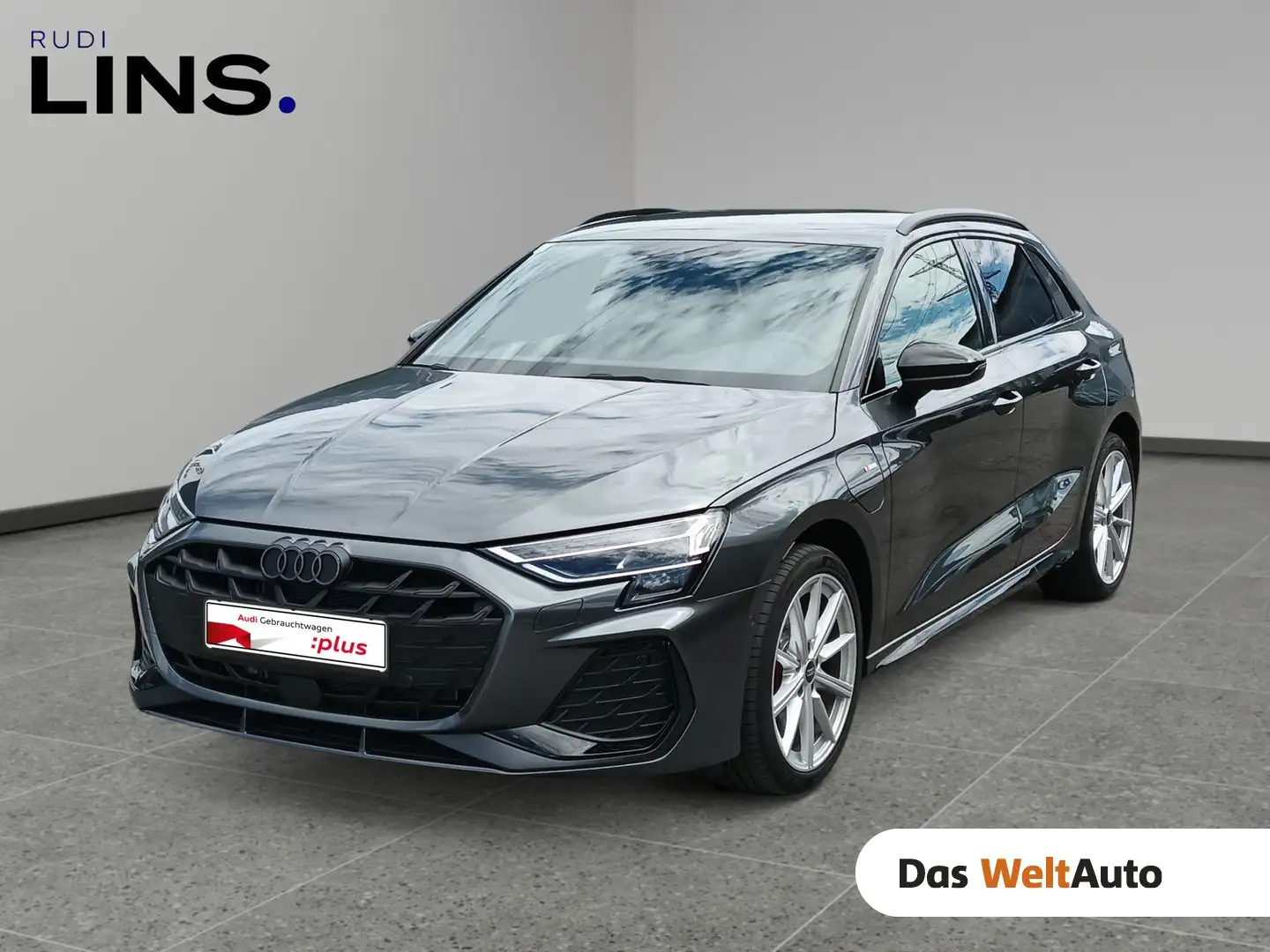 Audi A3 45 TFSI e S line Gris - 1
