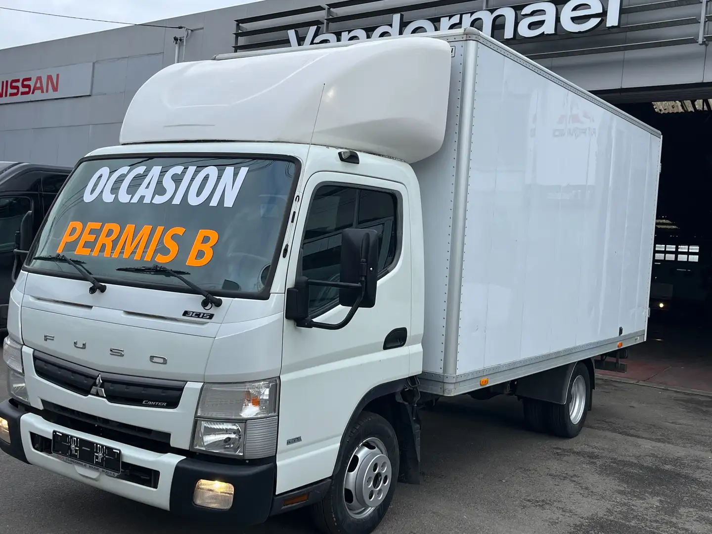 Mitsubishi Canter CAISSE ALUMINIUM ** PERMIS B ** Alb - 1