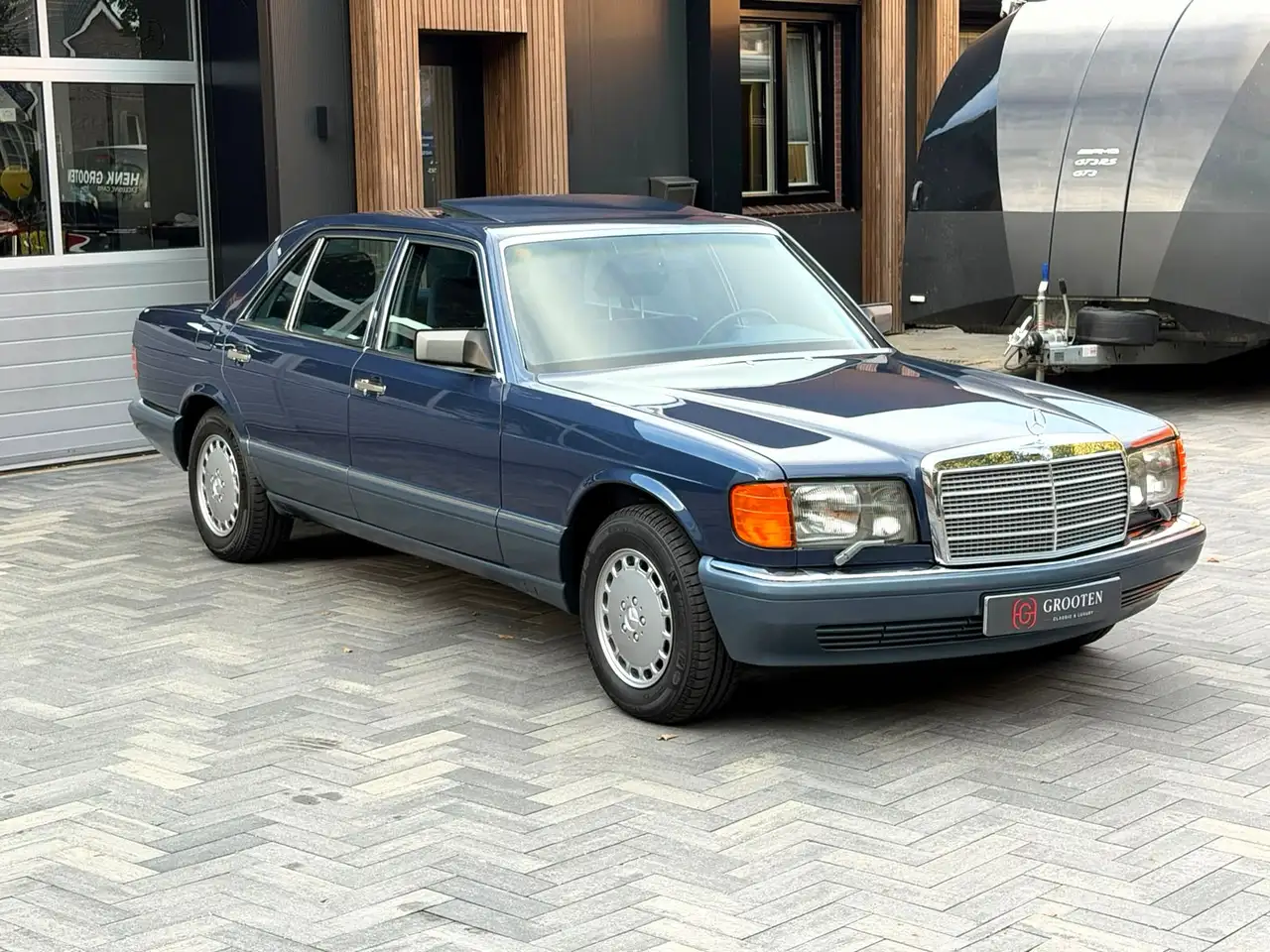 Mercedes-Benz S 560 SEL - W126 - Nautik Blau - 40.000 km !!, foto 4