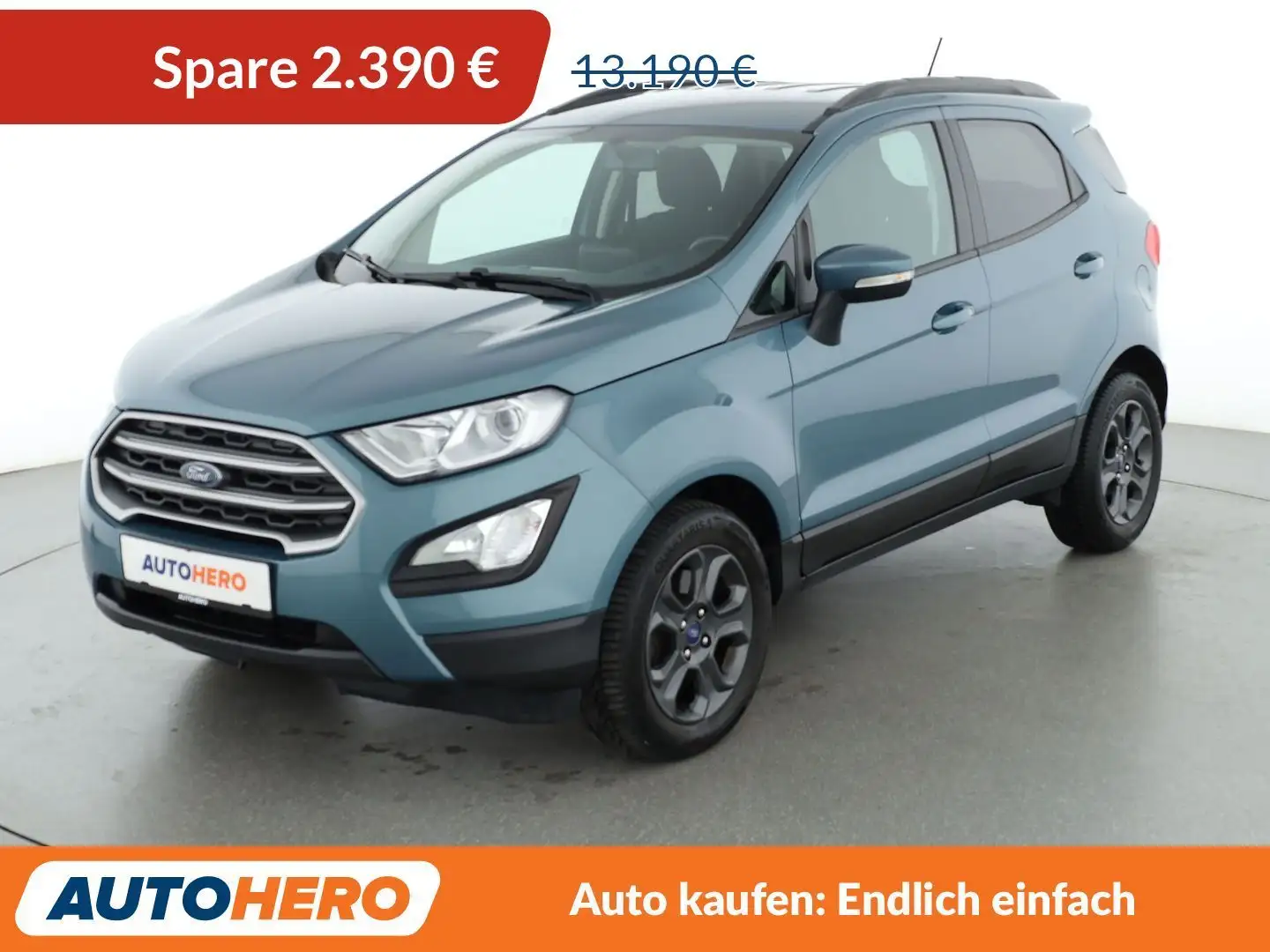 Ford EcoSport 1.0 EcoBoost Cool&Connect *NAVI*CAM*SHZ*LHZ*TEMPO* Blu/Azzurro - 1