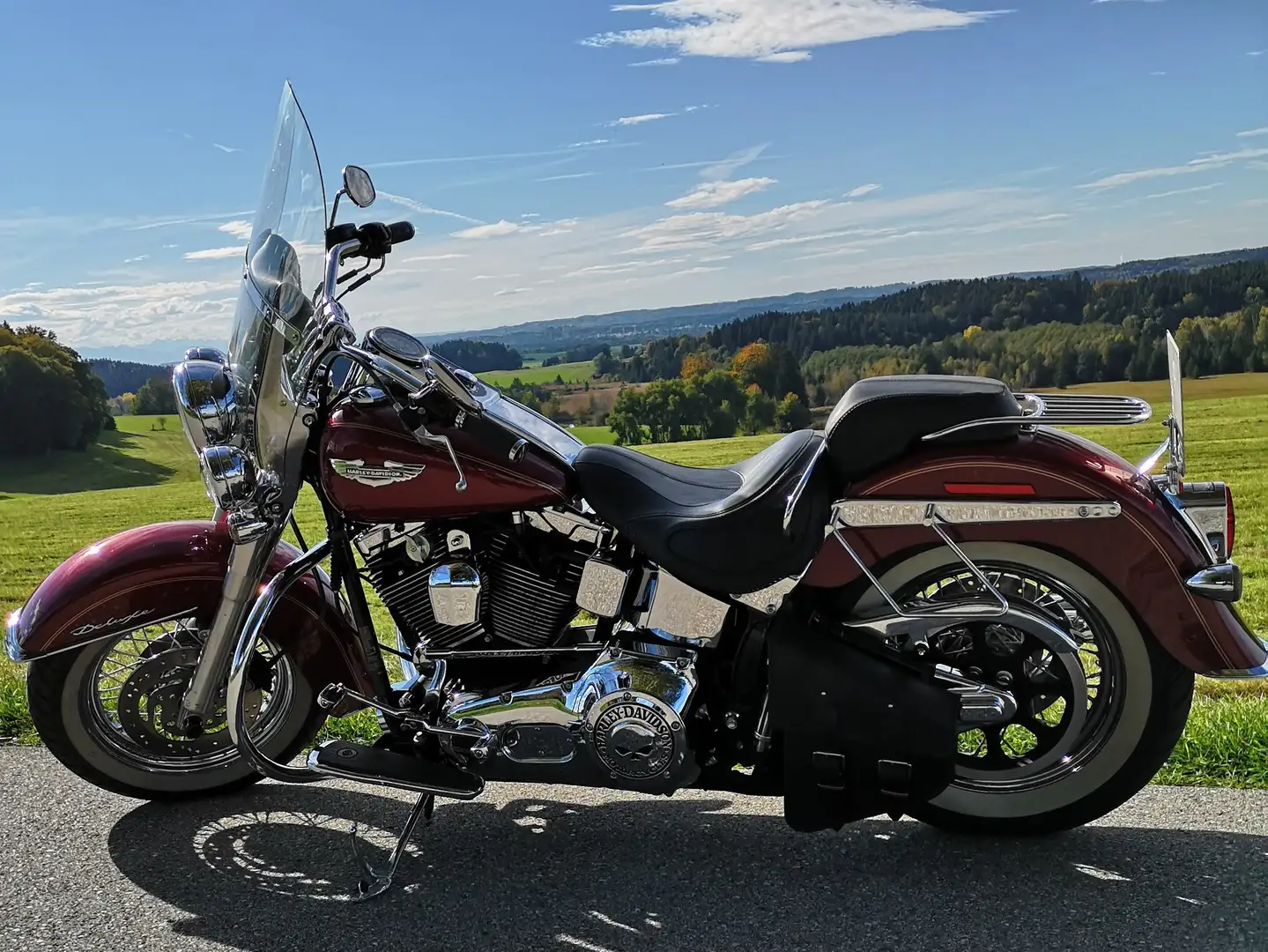 Harley-Davidson Heritage Softail Softail de Luxe Rot - 1