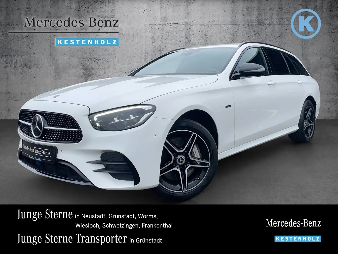 Mercedes-Benz E 300 E 300 de 4M T AMG+NIGHT+AHK+DISTRO+KAMERA+EASYP Weiß - 1