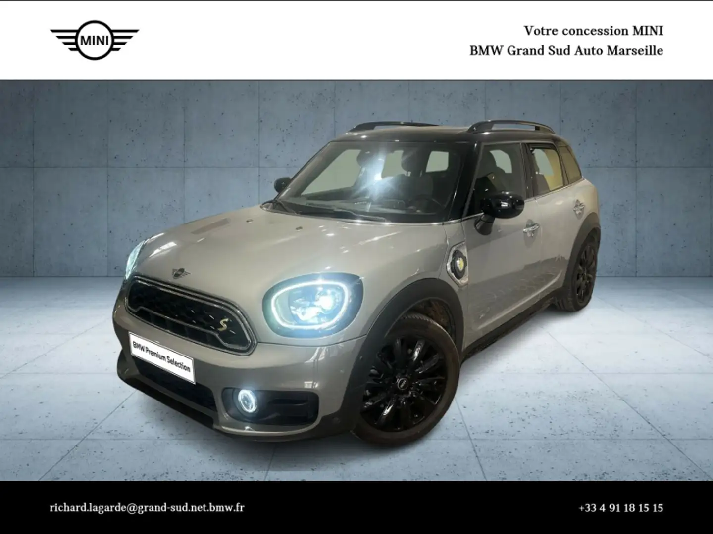 MINI Countryman C Cooper SE 136ch + 88ch Longstone ALL4 BVA Gri - 1