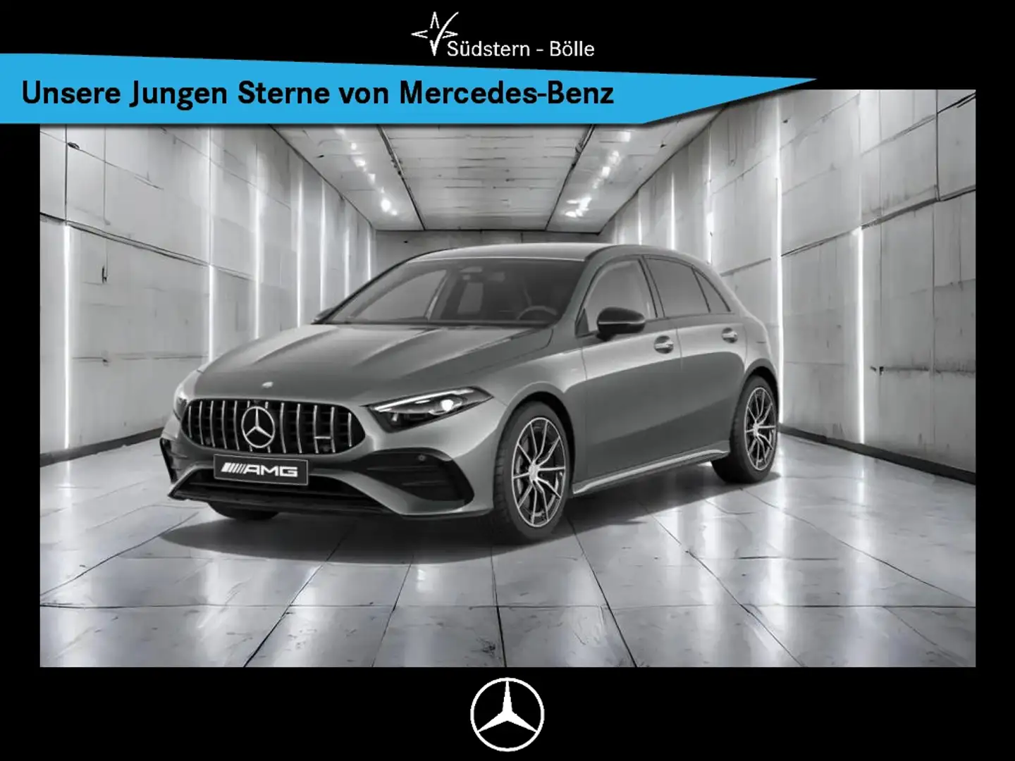Mercedes-Benz A 35 AMG 4M ADV.PLUS+NIGHT+BURM.+MULTIB.+KEYL.GO Grau - 1