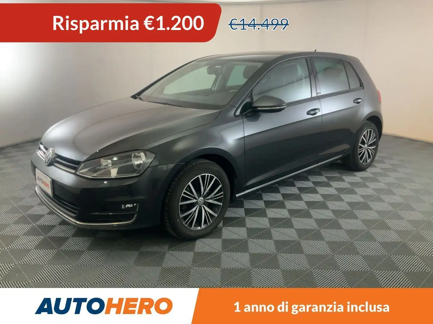 Volkswagen Golf 1.6 TDI Business 110 CV Blu/Azzurro - 1