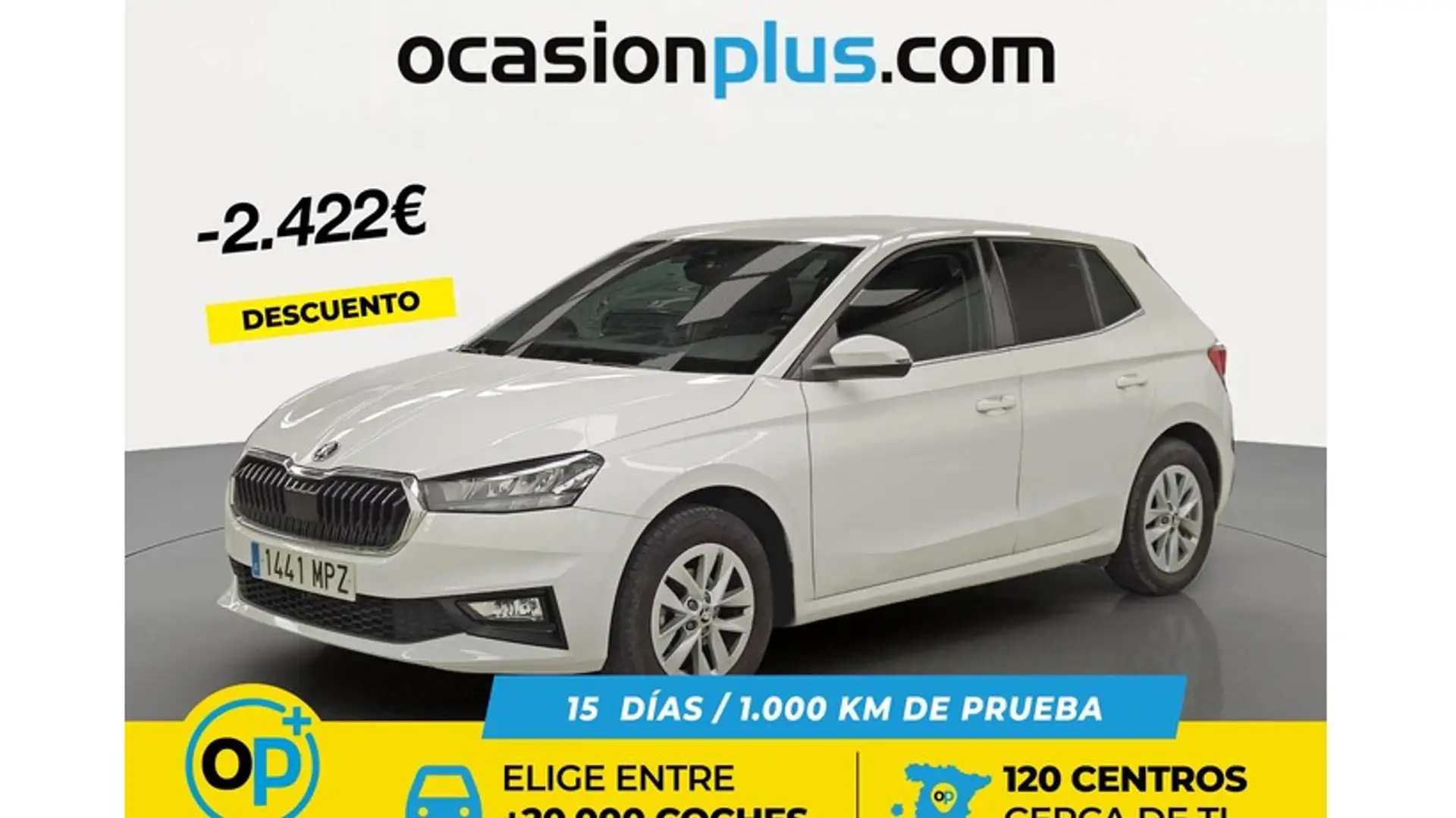 Skoda Fabia 1.0 TSI Selection 70kW Blanco - 1