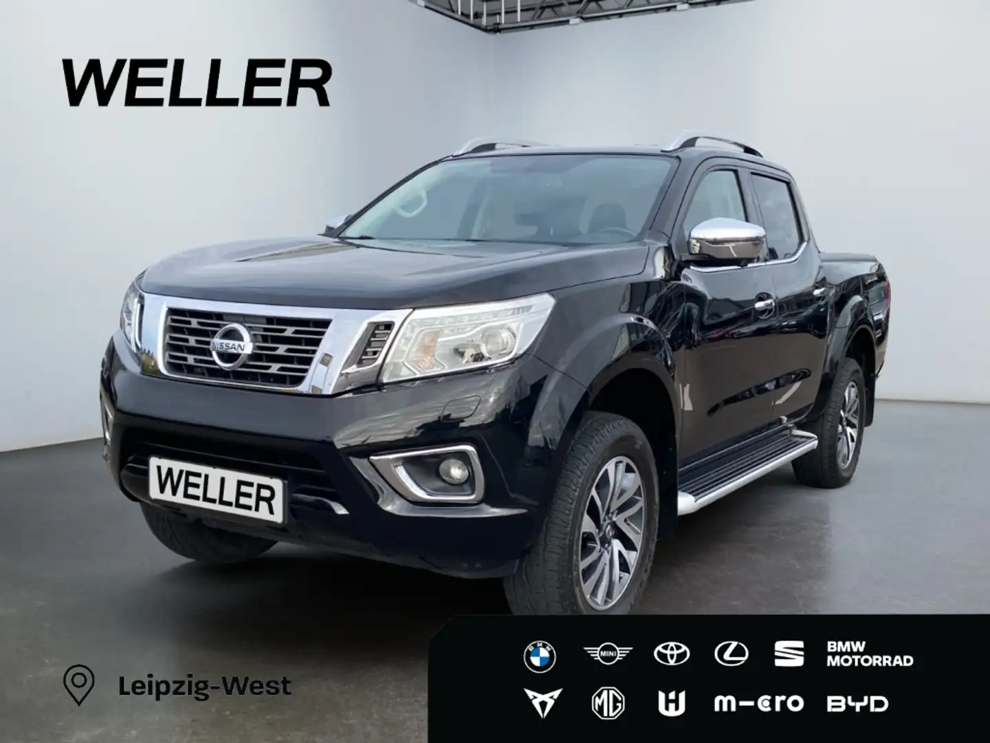 Nissan Navara DC 4x4 Tekna *AHK*Leder*360Grad*Sperrdiff* Schwarz - 1