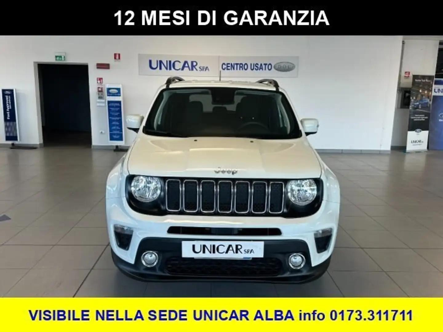 Jeep Renegade 1.000 BENZINA 120 CV LONGITUDE X NEOPATENTATI Bianco - 2