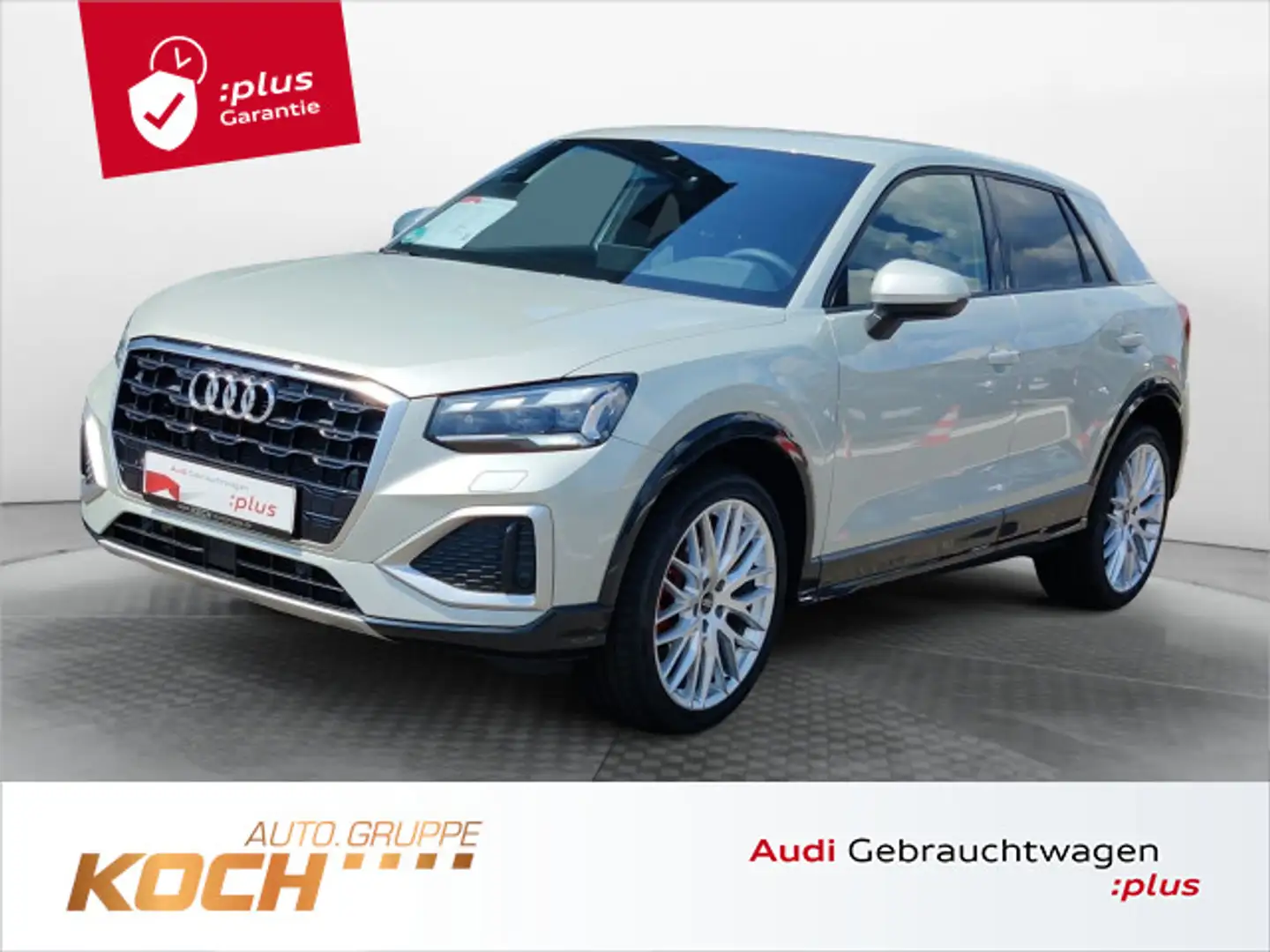 Audi Q2 35 TFSI S-Tronic advanced, EA8, 19", Matrix, Zilver - 1