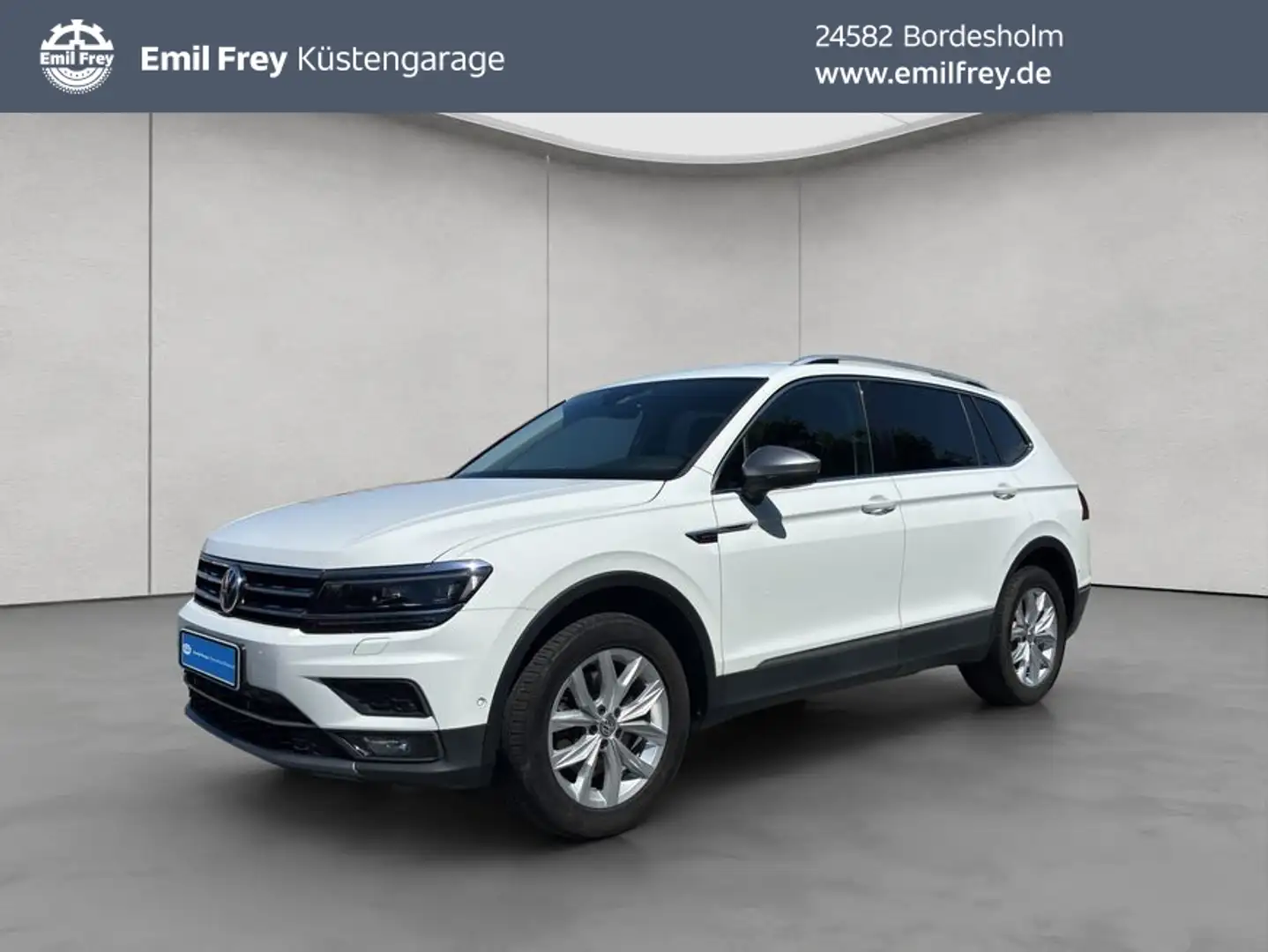 Volkswagen Tiguan Allspace 2,0 TDI SCR 4Motion DSG Highline Weiß - 1