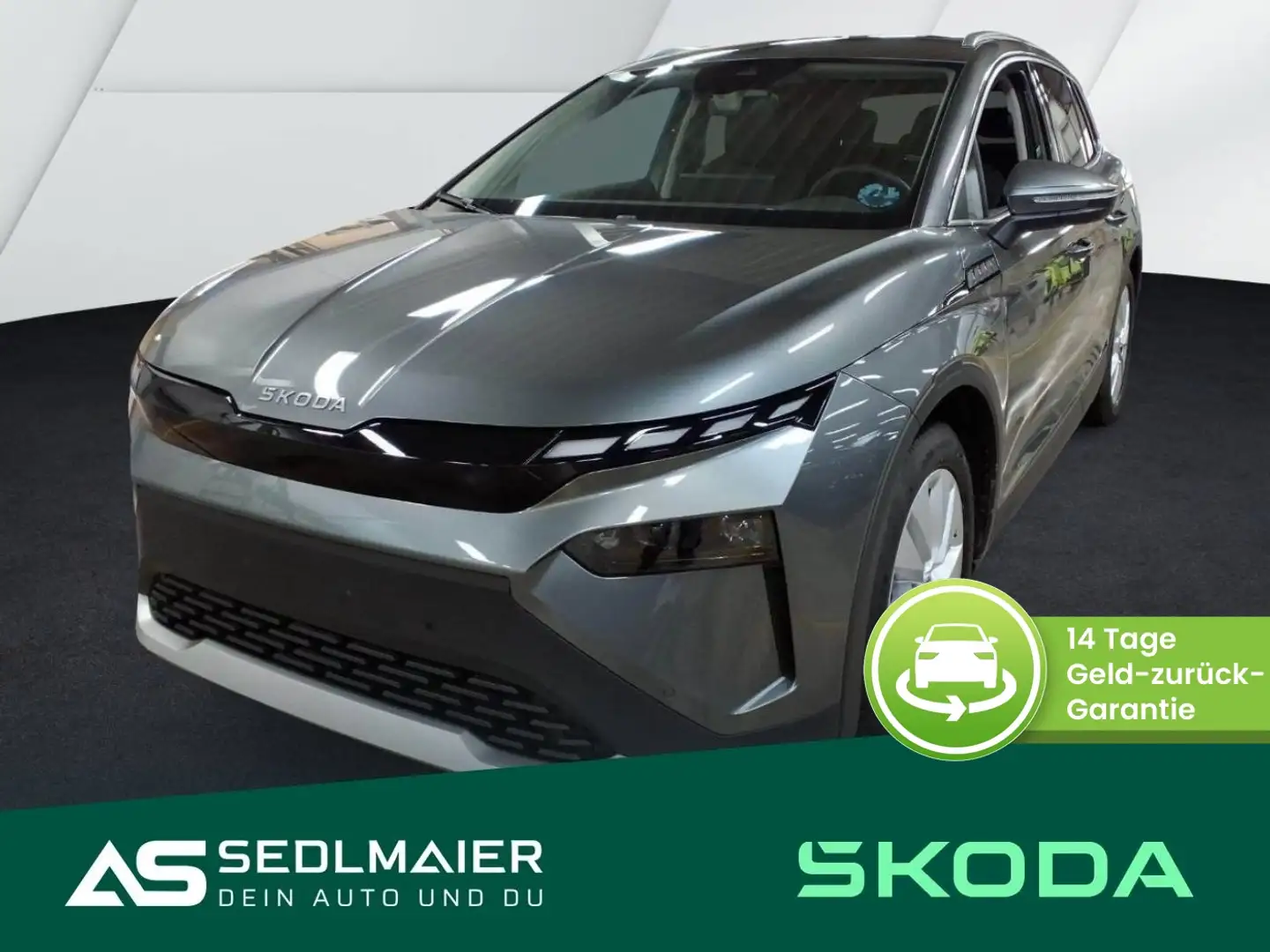 Skoda Elroq 85 Loft AHK|ACC|MATRX|WPumpe|RCam|LenkHz Grau - 1