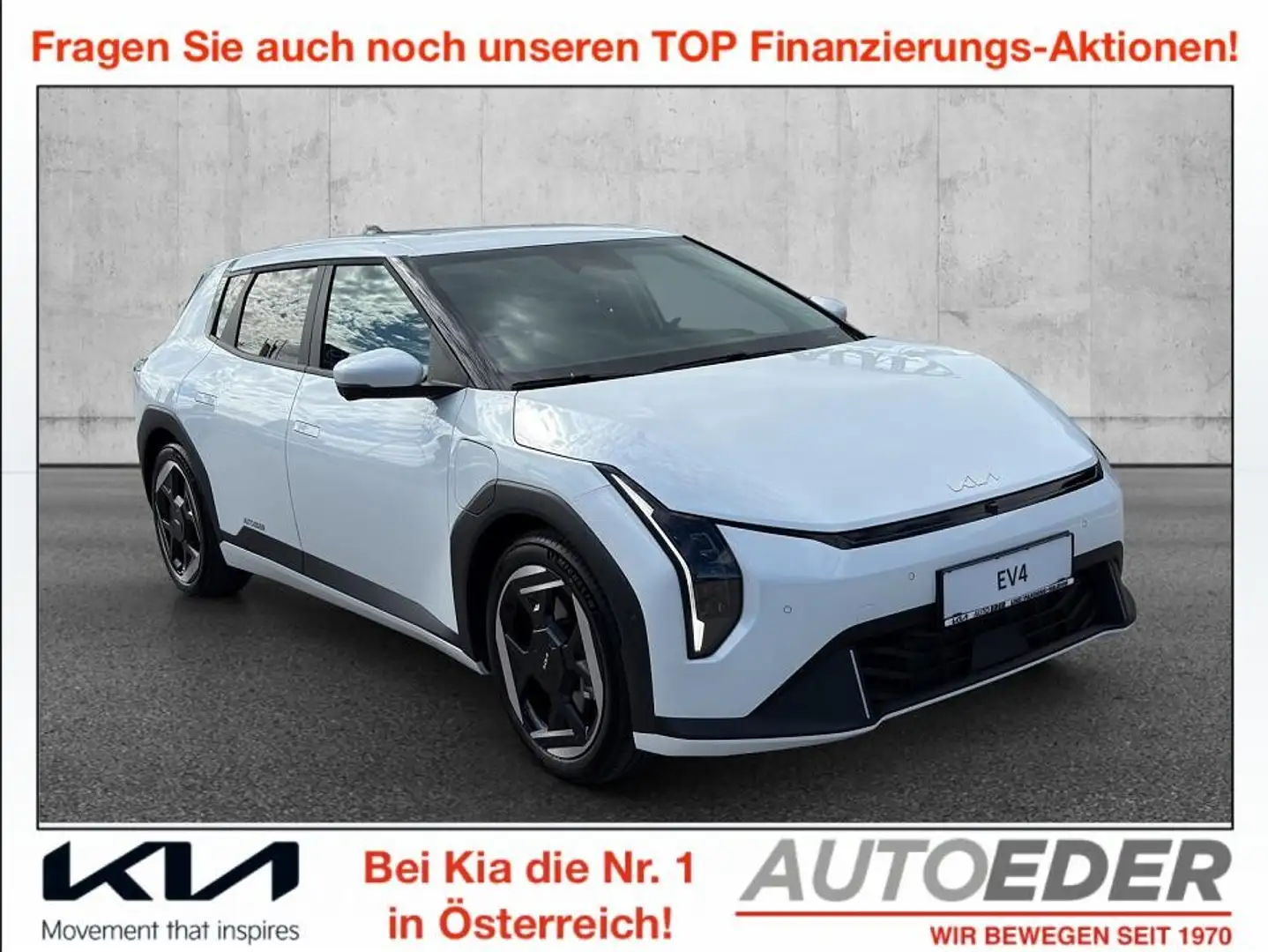 Kia EV4 HB FWD 81,4kWh Earth Plus Weiß - 1