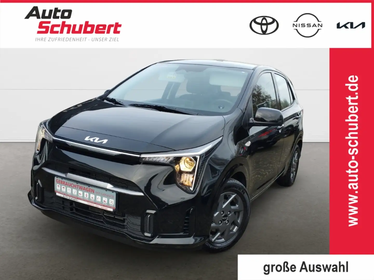 Kia Picanto 1.2 MT Vision Navi Apple CarPlay Android Auto Klim Nero - 1