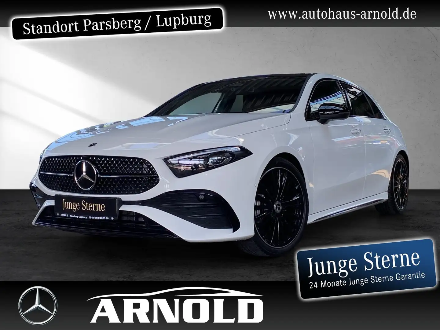 Mercedes-Benz A 180 A 180 AMG Line Night Kamera Burmester Pano  Navi Weiß - 1
