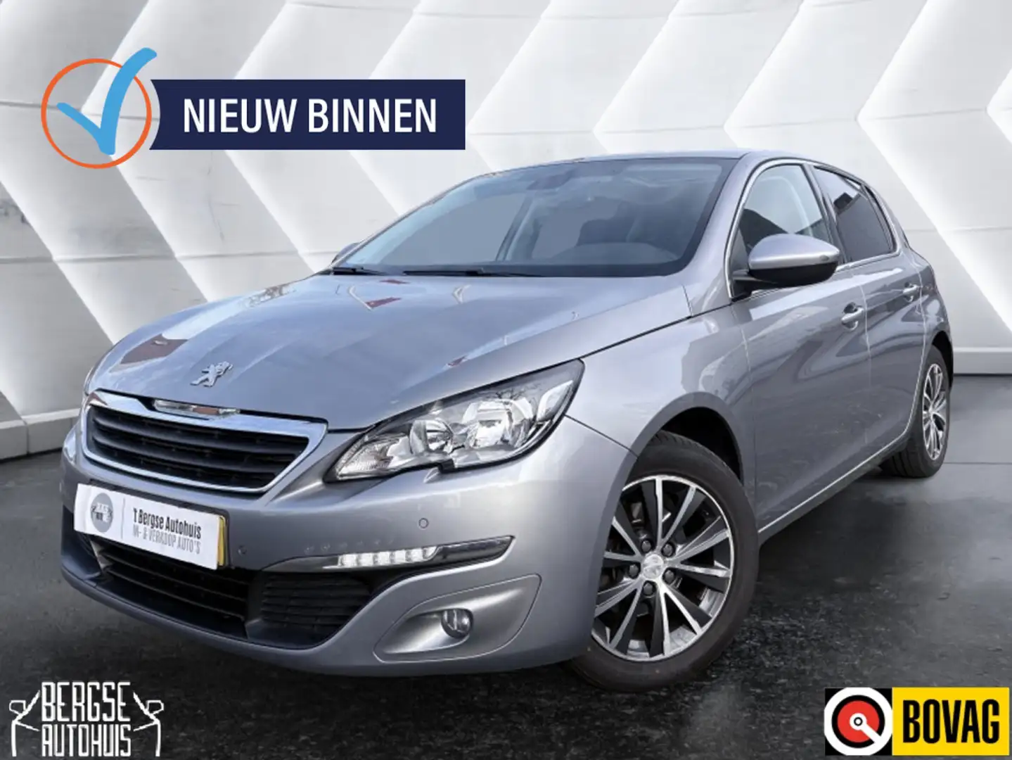 Peugeot 308 1.6 BlueHDi BL. Ex. 120PK PANO LED CRUISE EXPORT Gri - 1