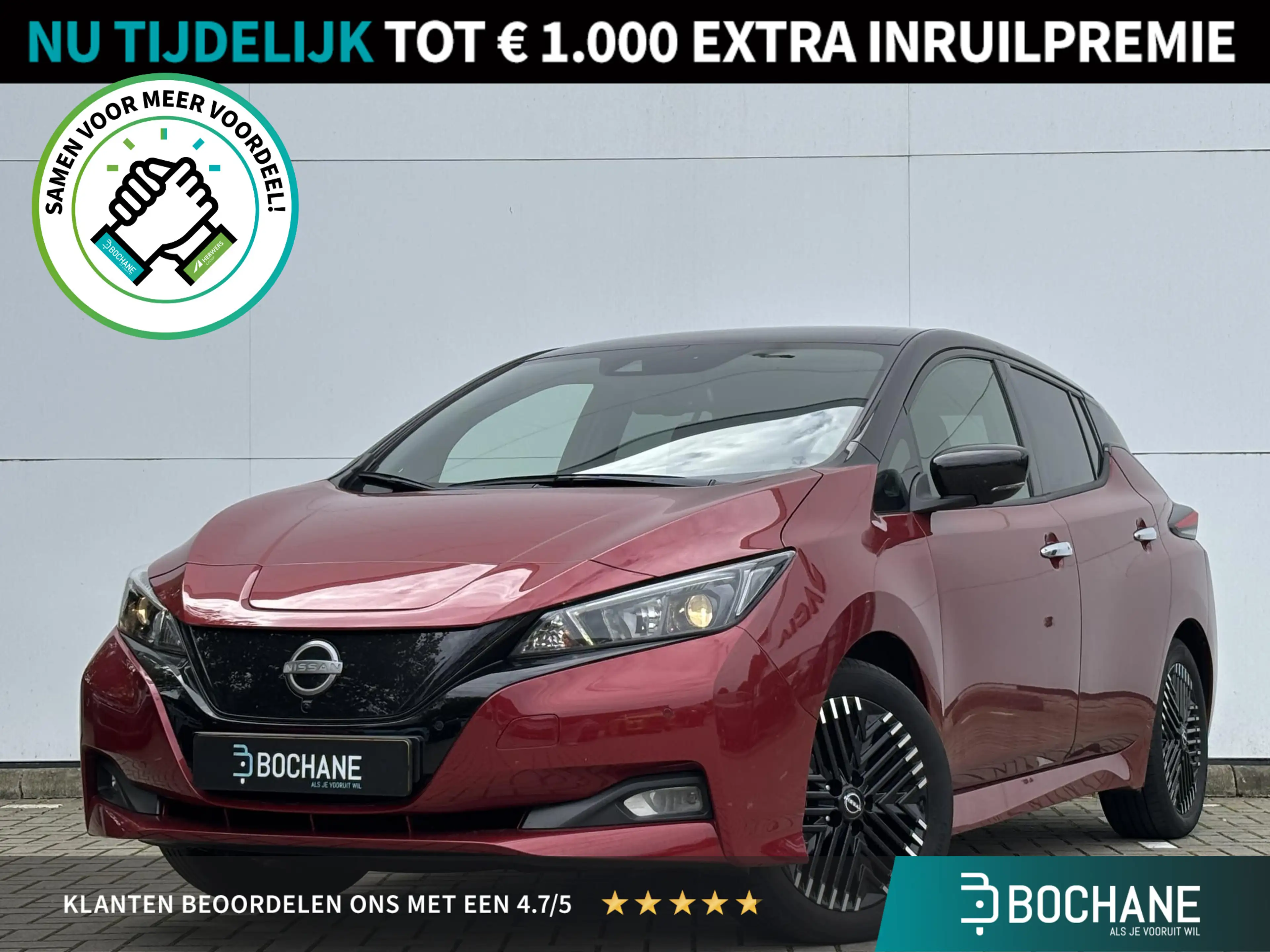 Nissan Leaf N-Connecta 40 kWh l voorstoelen verwarmd l Apple C