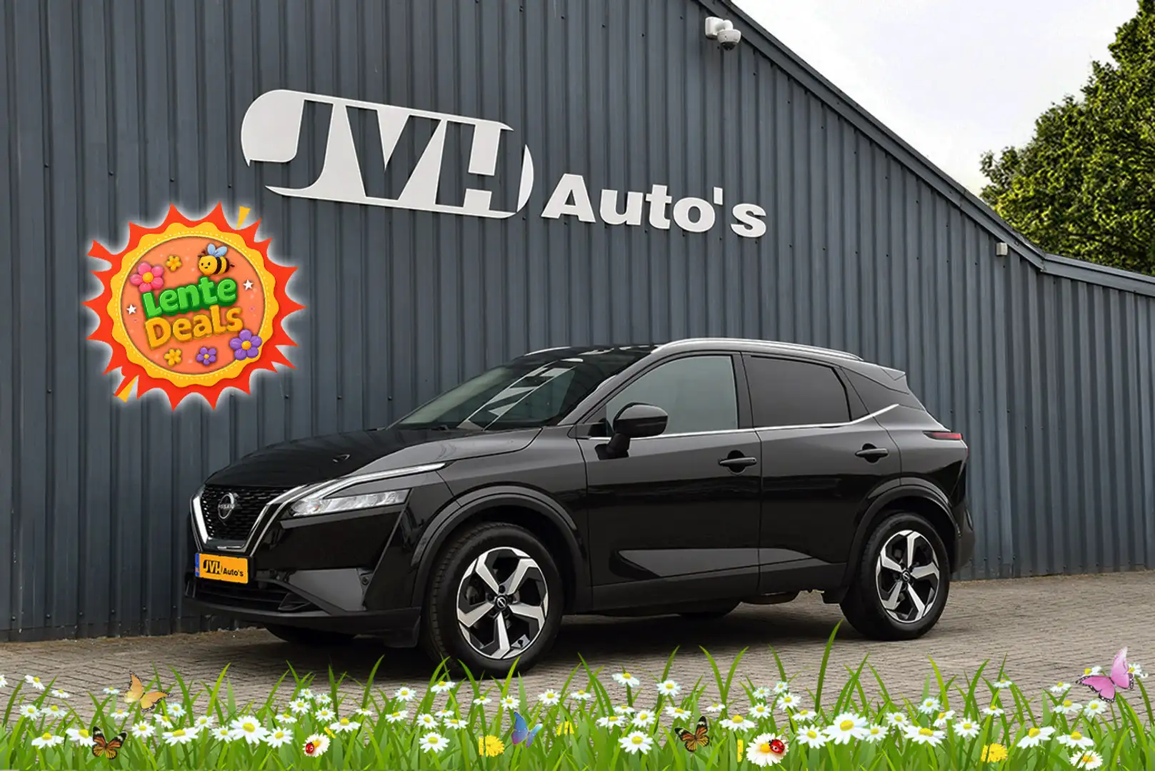 Nissan Qashqai 1.3 MHEV Xtronic N-Connecta 09-2023 | Panorama | V Zwart - 1